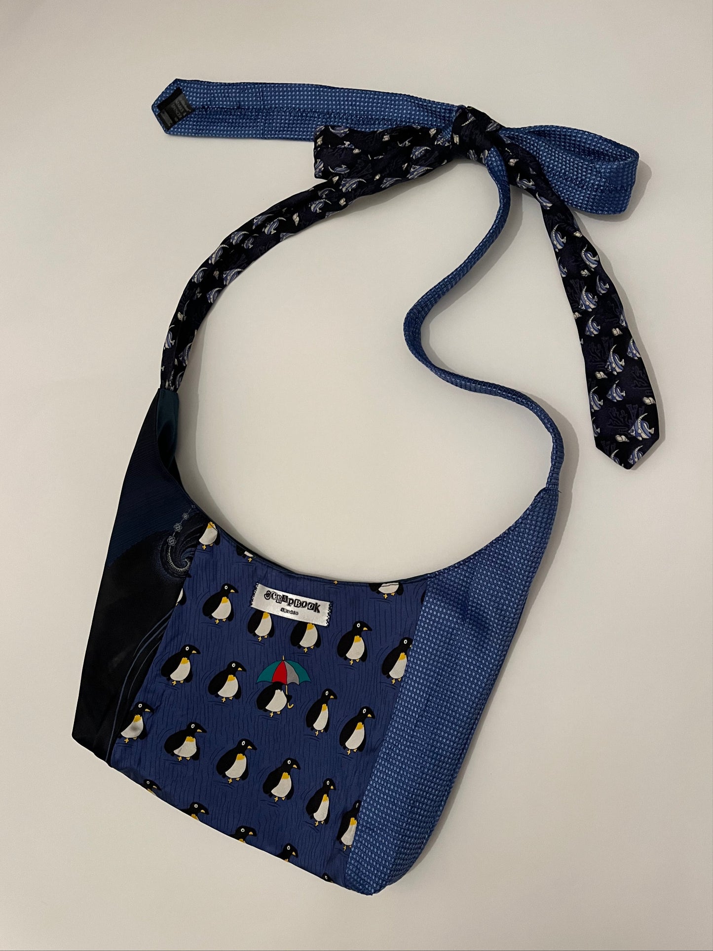 Scrapbook Mini Bag (penguin blue)