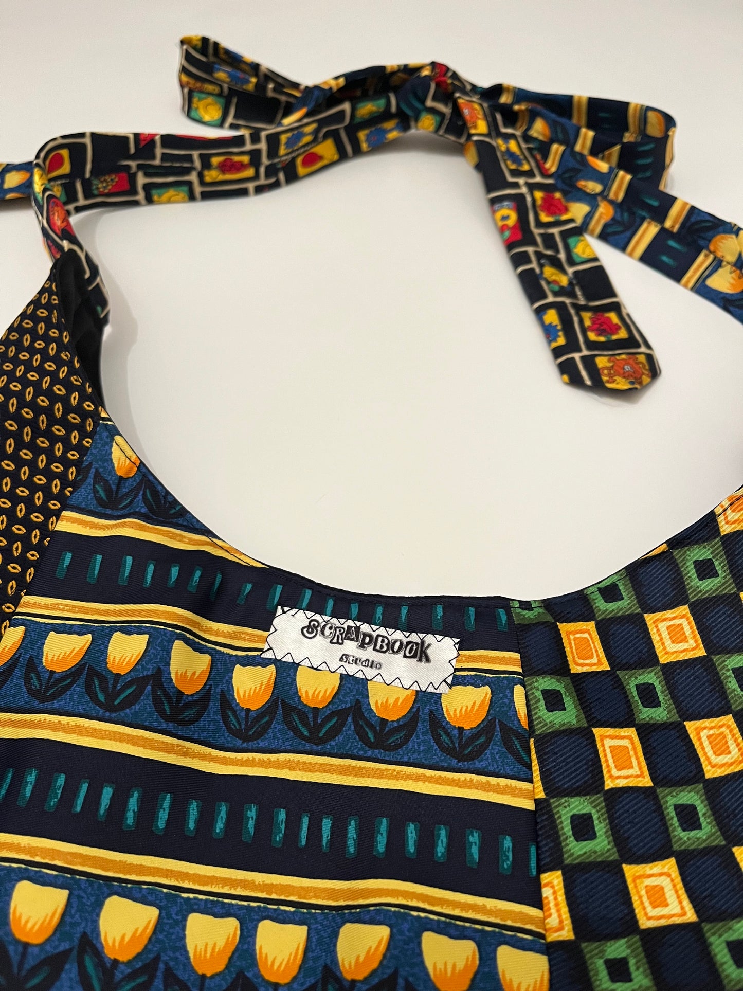 Scrapbook Day Bag (yellow tulips)