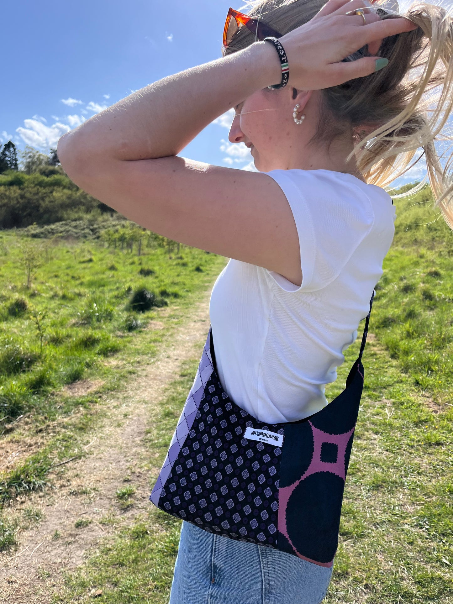 Scrapbook Mini Bag (purple power)