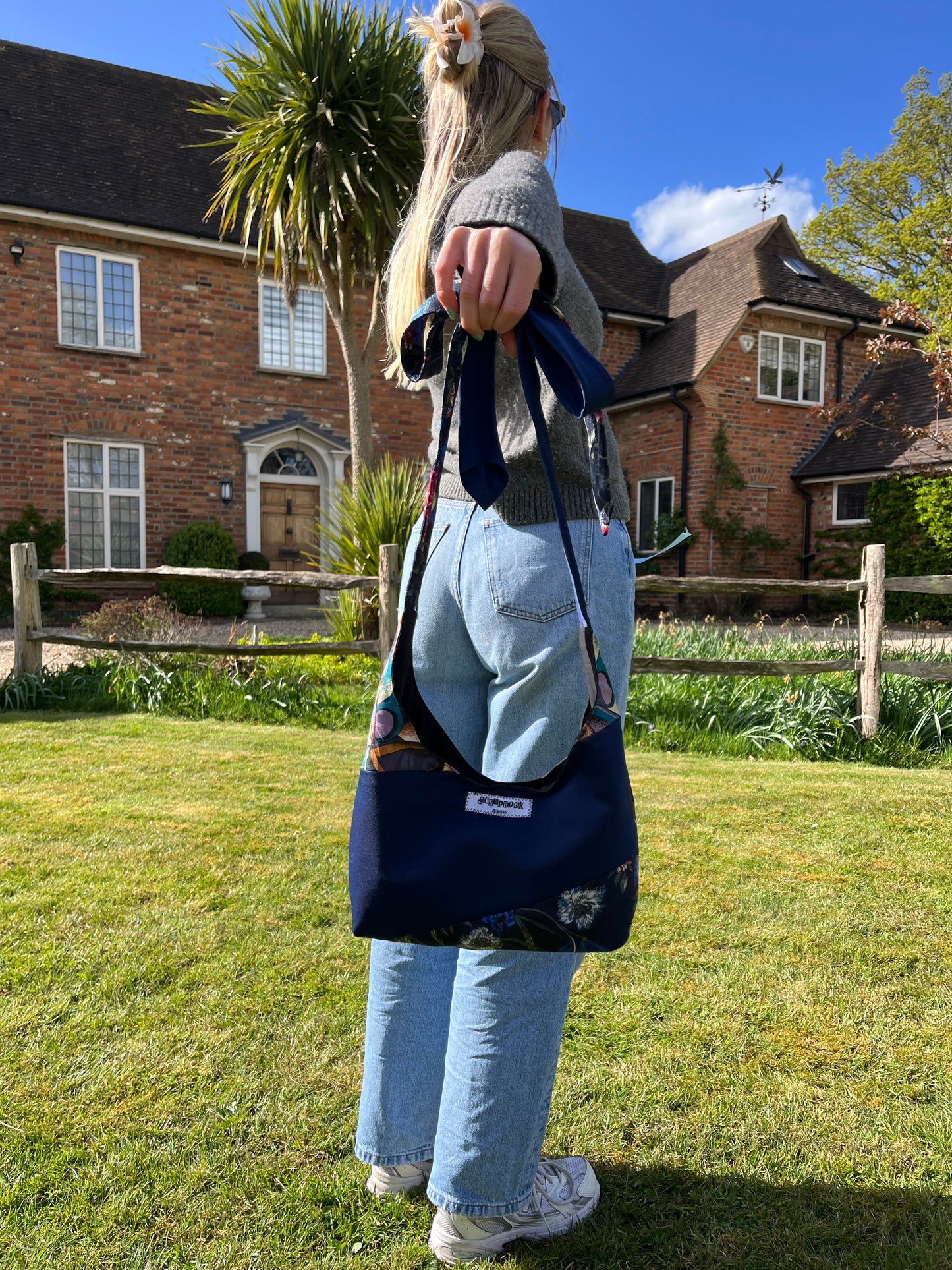 Scrapbook Mini Bag (the blues)