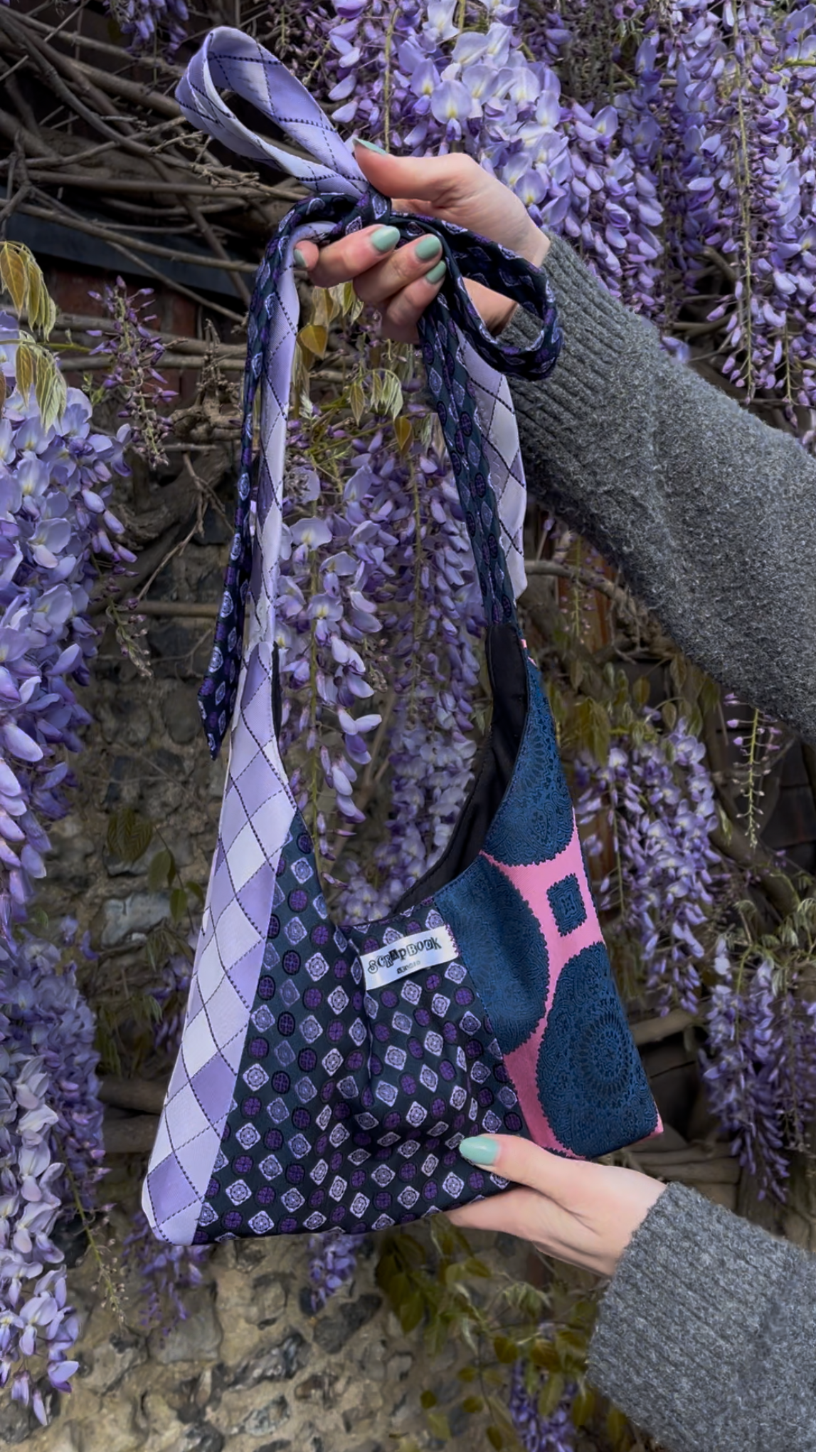 Scrapbook Mini Bag (purple power)